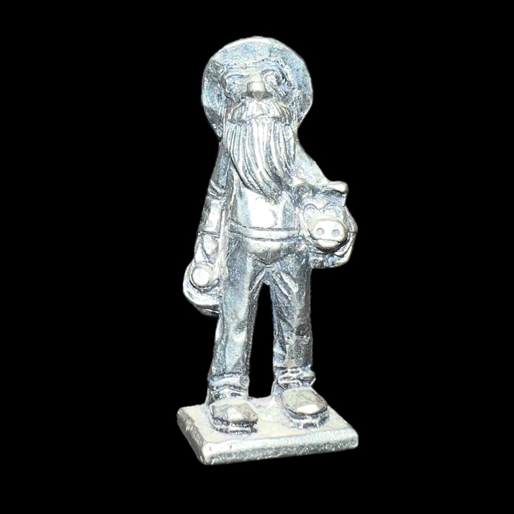 Vintage Hillbilly Moonshiner‎ Miniature Pewter Figurine,